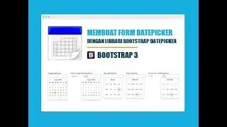DEMO Tutorial Membuat Form Datepicker dengan Bootstrap 3