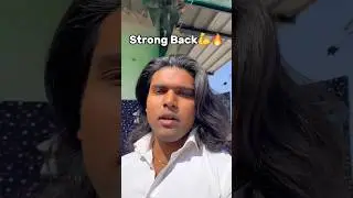 Back Weak Hai? Gym Ki Sirf 2 Best Exercises 💪 #kristhetics