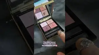 YSL Couture mini clutch 125 BLOOMING LUST eyeshadow palette swatches