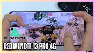 Redmi Note 13 Pro 4G Delta Force Gaming Test | Helio G99 Ultra | 120Hz AMOLED