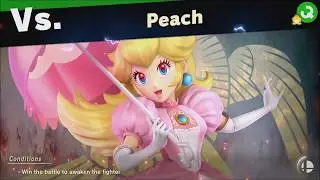 Super Smash Bros Ultimate vs Peach (Unlocks: Peach) World of Light - Adventure Mode