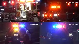 LAPD OLYMPIC UNITS | LAFD RA 26 | RA 13 RESPONDING CODE 3 T.C