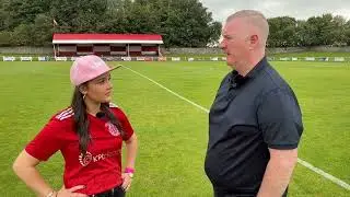 Catherine and Murdo have a chat after today’s match!