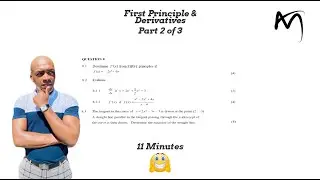 Calculus Revision | First Principle & Power Rule | Equation of Tangent | Mathematics | SEPT 2019