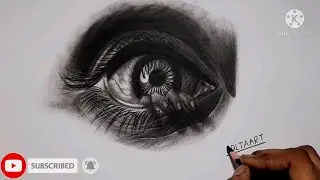 How TO DRAW  EYE | REALISTIC EYE DRAW WITH PENCIL FOR BEGGINER BY BDLTA ART |