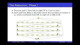 2017-04-25 More NP-hardness reductions - 3-coloring, Hamiltonian cycle