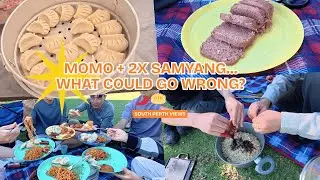We Made Momos & Ate Them at South Perth 😍🌶️