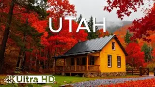 Autumn in Utah 4K 🍂 | Red Canyons, Aspen Forests & Golden Light