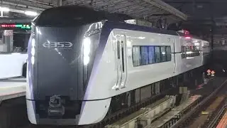 E353系ﾓﾄS118編成が中央線特急かいじ56号新宿行きとして新宿駅9番線に停車！〈3156M 甲府→新宿〉2025.12.24.21.39