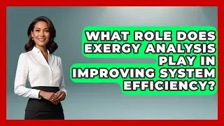 What Role Does Exergy Analysis Play in Improving System Efficiency? - Thermodynamics For Everyone
