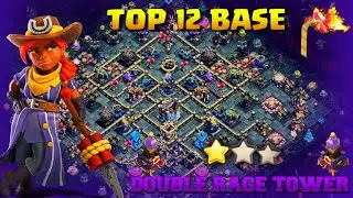 Top 12 *DOUBLE RAGE TOWER* TH18 Base FOR CWL WITH LINK | TH18 NEW ANTI 2 STAR LEGEND + WAR BASE .