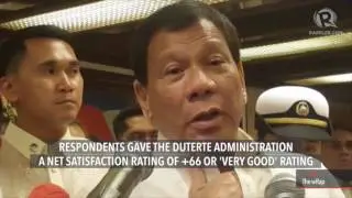 Satisfaction with Duterte admin improves &ndash; SWS poll