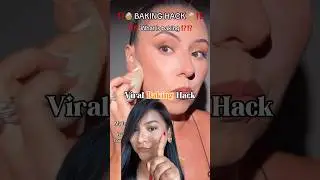 Viral baking hack #basemakeup #viralmakeuphack