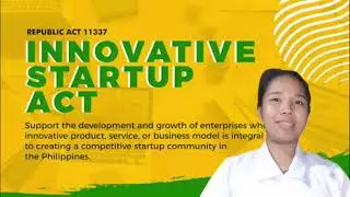 GROUP 6  - The Innovative Startup Act