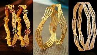 Latest gold bangles design and collection # bridal gold kada design and collection