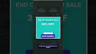 Create popups and embed on any website! #brizycloud #popups