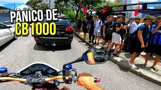 CAUSEI NA PORTA DA ESCOLA DE CB 1000 S&Oacute; O CANO