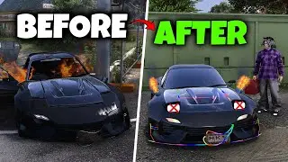 REPAIRING ANIMATED RX7 KILLER sa GTA 5 (SOBRANG ANGAS!) | SnoopX