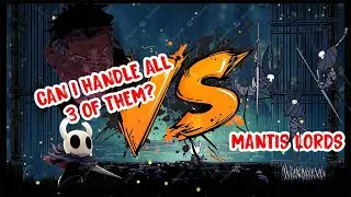 6 minutes of 4some with mantis lords | Hollow Knight