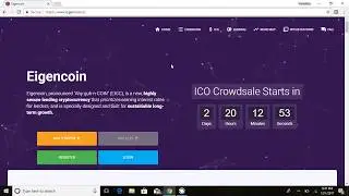 Eigencoin ICO easy 10x flip