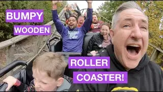 Riding Roller Coasters at Worlds of Fun for the first time!