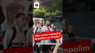 BABY T&Aacute; FELIZ! L&Iacute;DER DE TORCIDA DO S&Atilde;O PAULO DISCURSA AP&Oacute;S QUEDA DE JULIO CASARES NO MORUMBI #spfc
