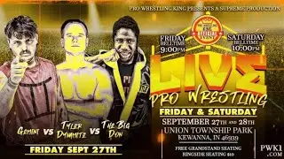 &ldquo;The Only Star&rdquo; Gemini Vs Tyler Dynamite Vs SunDemon- TRIPLE THREAT + BONUS PROMO @ END