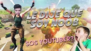Le dije que soy NOOB y no me creía en Squad Randoms! - FORTNITE