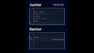 Junior vs Senior Developer 😅 #webdevelopment #html #css