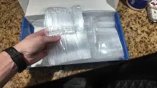 SIUQ 360 Count Heavy Duty Clear Plastic Silverware firs look