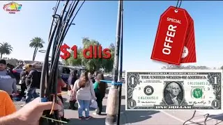 Comprando equipo de #pesca con  $1 dolar