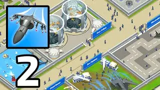 Idle Air Force Base&rlm; Gameplay Part 2 (Android,IOS)