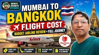 Mumbai to Bangkok ✈️ Thai Lion Air SL-219 Full Journey | Budget Travel Experience #thailand