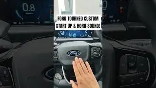 2025 FORD TOURNEO CUSTOM START UP & HORN SOUND! #hornsound #shortsfeed #catchingcars #startup #ford