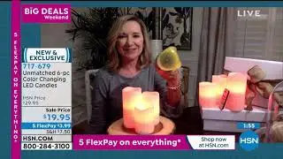 Unmatched 6piece Color Changing LED Candles with Remote ...