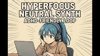 Hyperfocus Neutral Synth Loop &ndash; ADHD-Friendly | Monotone Ambient Bed for Deep Focus