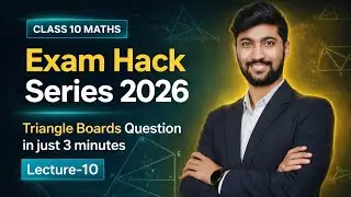 Class 10 Triangles 🔥 Most Important Questions | Solve them before the exam 💯