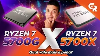 🟢 RYZEN 7 5700G VS RYZEN 7 5700X | QUAL DELES VALE MAIS A PENA?