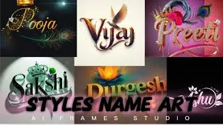 AI-Generated Name Art Video Status | AI Name Animation | Aesthetic & Personalized Video Status