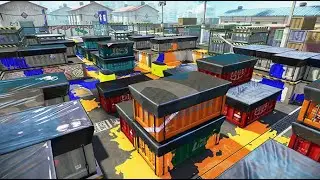 Splatoon (Wii U) Stage Showcase: Port Mackerel (Turf War)