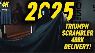 My New Triumph Scrambler 400X | Cinematic Bike Delivery | Dream Ride Begins 🔥| 2025