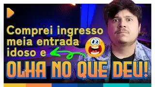 Tenho o benefício da meia entrada, posso comprar ingresso meia idoso?