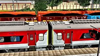 Mumbai CSMT - Howrah Mail  || 12809 Journey From Dhamangaon To Wardha Jn || MSTS Vidarbha Route