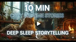 Fall Asleep in 10 Minutes: Cozy Bedtime Story for Deep Sleep (Fireplace)