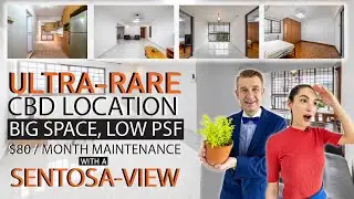 Sentosa View, CBD-Living Opposite Tanjong Pagar | 1270 sf. $80 p/m Maint. | Foreigners Eligible | SG