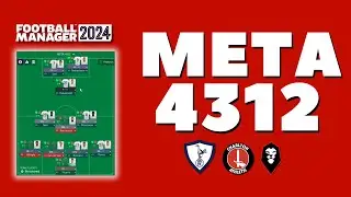 My Meta 4312 FM24 tactic - FM DNA Tactic League - Football Manager 2024
