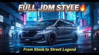 📸 Toyota Avanza 2019 JDM Modified🚀 &ldquo;Who said an Avanza can&rsquo;t be a JDM killer?&rdquo;✨ &ldquo;Family car? 