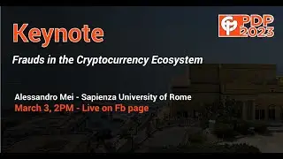 Keynote: Frauds in the Cryptocurrency Ecosystem