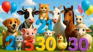 Number song 21-30 for children | Counting numbers |