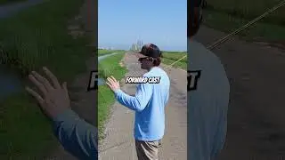 Как забросить нахлыстовое удилище в 2 шага... #нахлыст
